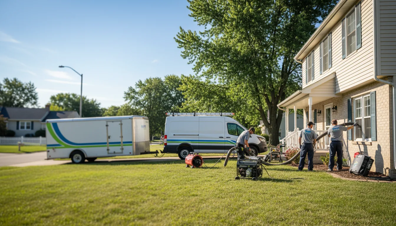 Flooded Basement Restoration And Cleanup With Repair in Lime Springs, IA near me